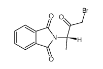 (S)-1-bromo-3-phthalimidobutan-2-one结构式