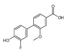 4-(3-fluoro-4-hydroxyphenyl)-3-methoxybenzoic acid结构式
