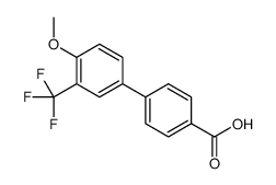 4-[4-methoxy-3-(trifluoromethyl)phenyl]benzoic acid Structure