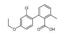 2-(2-chloro-4-ethoxyphenyl)-6-methylbenzoic acid结构式