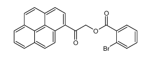 2-oxo-2-(pyren-3-yl)ethyl 2-bromobenzoate结构式