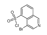 4-Bromoisoquinoline-5-sulphonyl chloride结构式