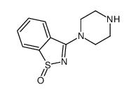 3-piperazin-1-yl-1,2-benzothiazole 1-oxide结构式