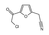 2-Furanacetonitrile, 5-(chloroacetyl)- (9CI)结构式