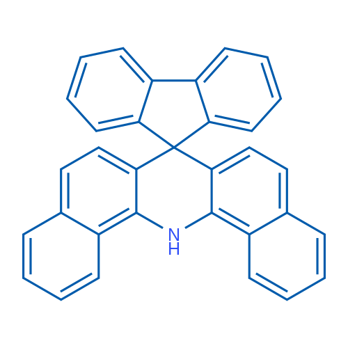 14H-Spiro[dibenzo[c,h]acridine-7,9'-fluorene]结构式