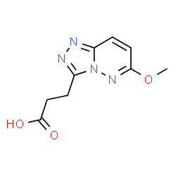3-(6-Methoxy[1,2,4]triazolo[4,3-b]pyridazin-3-yl)propanoic acid Structure
