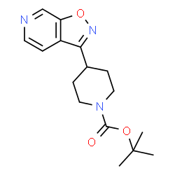 tert-butyl 4-(isoxazolo[5,4-c]pyridin-3-yl)piperidine-1-carboxylate structure