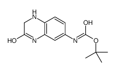 tert-Butyl (3-oxo-1,2,3,4-tetrahydroquinoxalin-6-yl)carbamate Structure