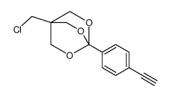 1-(chloromethyl)-4-(4-ethynylphenyl)-3,5,8-trioxabicyclo[2.2.2]octane结构式
