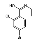 N-Ethyl 4-bromo-2-chlorobenzamide结构式