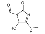 1H-Imidazole-1-carboxaldehyde, 2,5-dihydro-5-hydroxy-4-(methylamino)-2-oxo- (9CI) picture