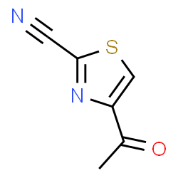 2-Thiazolecarbonitrile, 4-acetyl- (9CI) Structure
