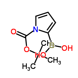 N-Boc-2-pyrroleboronic acid structure