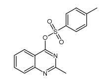 (2-methylquinazolin-4-yl)-4-methylbenzenesulfonate Structure