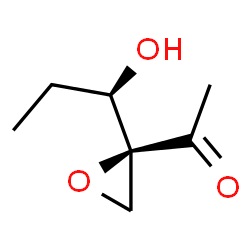 Ethanone, 1-[2-(1-hydroxypropyl)oxiranyl]-, [S-(R*,S*)]- (9CI)结构式