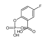 5-fluoro-2-phosphonooxybenzoic acid Structure