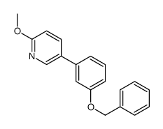 5-[3-(Benzyloxy)phenyl]-2-Methoxypyridine structure