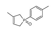 3-methyl-1-(4-methylphenyl)-2,5-dihydro-1λ5-phosphole 1-oxide结构式