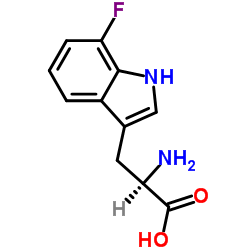 7-Fluorotryptophan结构式