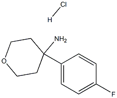 4-(4-Fluorophenyl)oxan-4-amine hydrochloride Structure