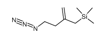 (4-azido-2-methylenebutyl)trimethylsilane Structure