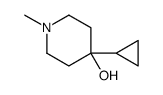 4-cyclopropyl-1-methylpiperidin-4-ol Structure