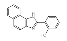 (6E)-6-(1,3-dihydrobenzo[e]benzimidazol-2-ylidene)cyclohexa-2,4-dien-1-one结构式