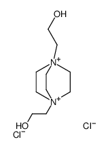 2-[4-(2-hydroxyethyl)-1,4-diazoniabicyclo[2.2.2]octan-1-yl]ethanol,dichloride Structure