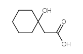 Cyclohexaneacetic acid,1-hydroxy- structure