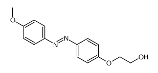 2-[4-[(4-methoxyphenyl)diazenyl]phenoxy]ethanol结构式