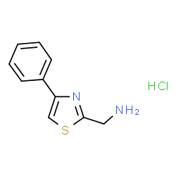 4-Phenyl-2-thiazolemethanamine-d5 Hydrochloride Structure