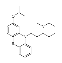 2-(Isopropyloxy)-10-[2-(1-methyl-2-piperidinyl)ethyl]-10H-phenothiazine结构式