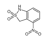4-Nitro-1,3-dihydrobenzo[c]isothiazole 2,2-dioxide结构式