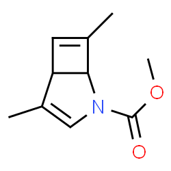 2-Azabicyclo[3.2.0]hepta-3,6-diene-2-carboxylic acid,4,7-dimethyl-,methyl ester结构式