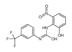 1-(2-hydroxy-6-nitrophenyl)-3-[3-(trifluoromethyl)phenyl]urea Structure