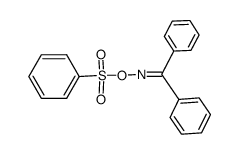 benzophenone-(O-benzenesulfonyl oxime ) Structure