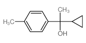 Benzenemethanol, a-cyclopropyl-a,4-dimethyl- Structure