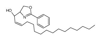 ERYTHRO-4-(1-HYDROXY-2-HEXA-DECENYL)-2-PHENYL-2-OXAZOLINE structure