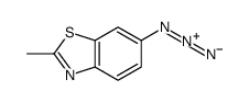 6-azido-2-methyl-1,3-benzothiazole结构式