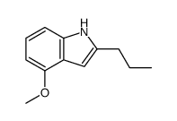 4-Methoxy-2-propyl-1H-indole结构式