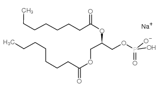 (2R)-2,3-二(辛酰氧基)丙基氢磷酸酯钠盐图片