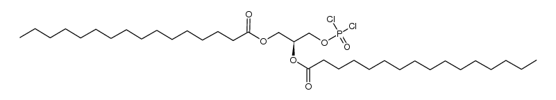 2,3-di-O-palmitoyl-sn-glycero-1-dichlorophosphate Structure