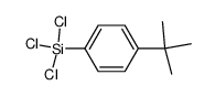 Trichlor-(4-tert-butyl-phenyl)-silan结构式