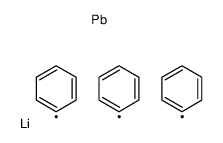 lithium,triphenyllead Structure