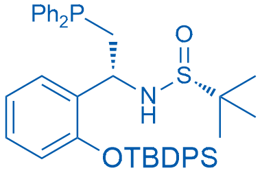 [S(R)]-N-[(1R)-1-[2-((tert-Butyldiphenylsilyl)oxy)phenyl)]-2-yl-2-(diphenylphosphino)ethyl]-2-methyl-2-propanesulfinamide picture