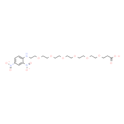 DNP-PEG6-acid结构式