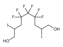 4,4,5,5,6,6-hexafluoro-2,8-diiodononane-1,9-diol结构式