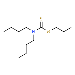 Dibutyldithiocarbamic acid propyl ester structure