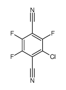 3-Chloro-2,5,6-trifluoro-1,4-benzenedicarbonitrile结构式