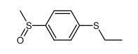 1-(ethylthio)-4-(methylsulfinyl)benzene Structure